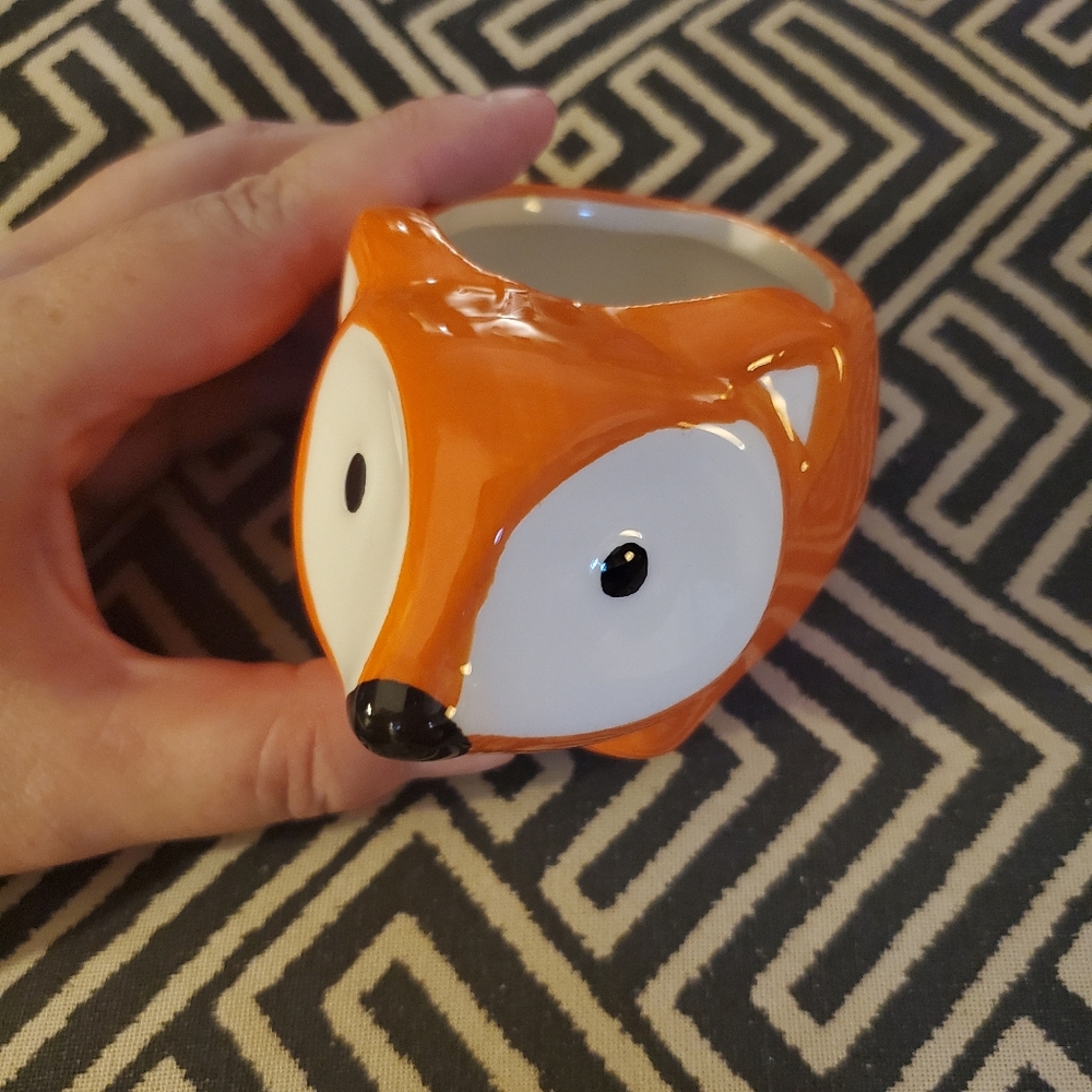 Mini Fox Planter NWT